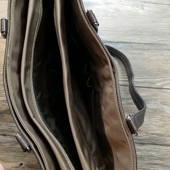 Tumi Brown Laptop Tote Bag - Picture 5 of 7